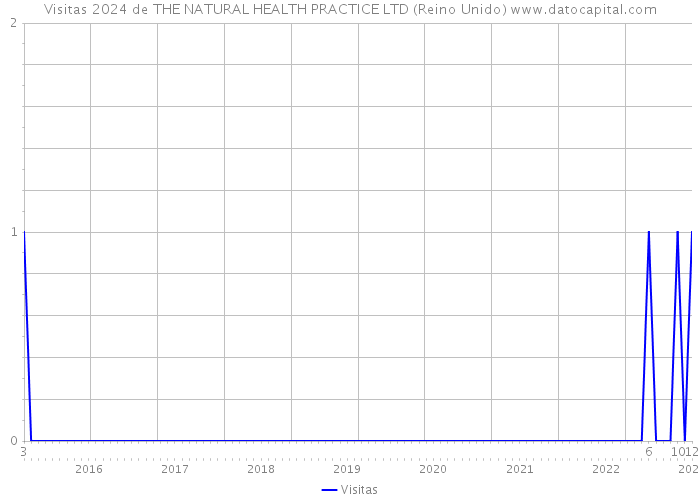 Visitas 2024 de THE NATURAL HEALTH PRACTICE LTD (Reino Unido) 