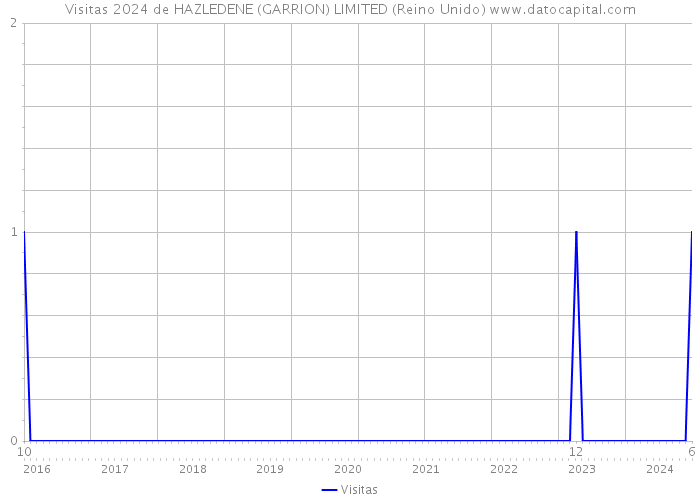 Visitas 2024 de HAZLEDENE (GARRION) LIMITED (Reino Unido) 