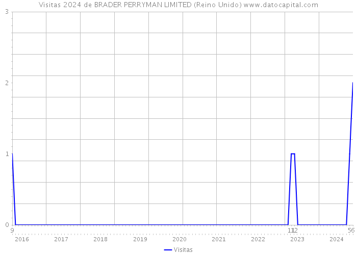 Visitas 2024 de BRADER PERRYMAN LIMITED (Reino Unido) 