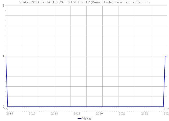 Visitas 2024 de HAINES WATTS EXETER LLP (Reino Unido) 