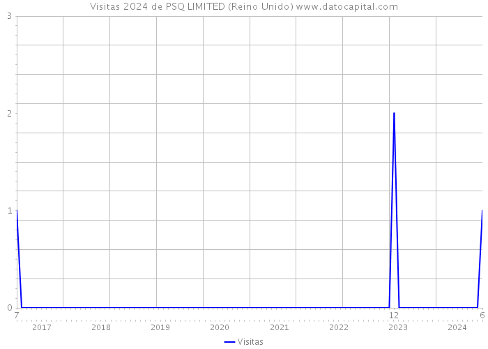 Visitas 2024 de PSQ LIMITED (Reino Unido) 