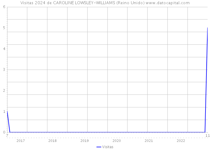 Visitas 2024 de CAROLINE LOWSLEY-WILLIAMS (Reino Unido) 