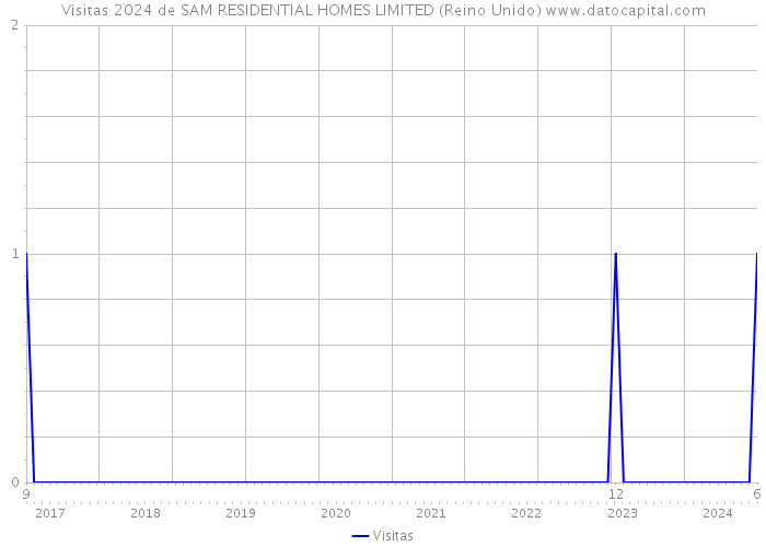 Visitas 2024 de SAM RESIDENTIAL HOMES LIMITED (Reino Unido) 