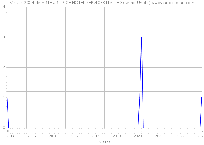 Visitas 2024 de ARTHUR PRICE HOTEL SERVICES LIMITED (Reino Unido) 