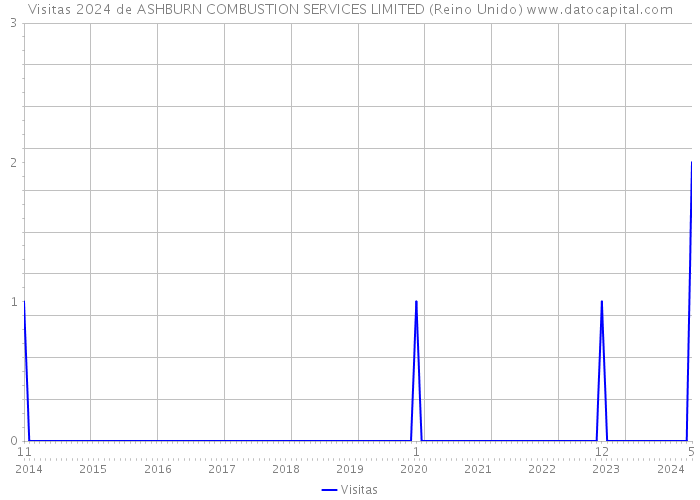 Visitas 2024 de ASHBURN COMBUSTION SERVICES LIMITED (Reino Unido) 