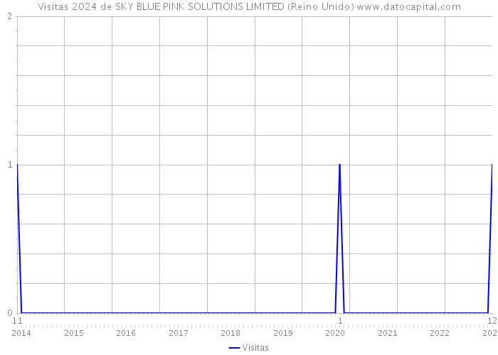 Visitas 2024 de SKY BLUE PINK SOLUTIONS LIMITED (Reino Unido) 