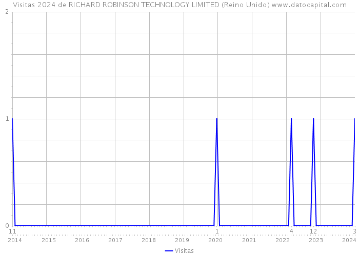 Visitas 2024 de RICHARD ROBINSON TECHNOLOGY LIMITED (Reino Unido) 