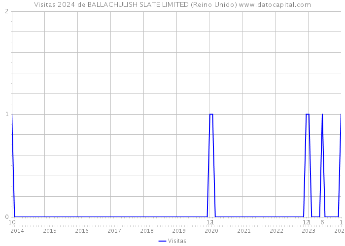 Visitas 2024 de BALLACHULISH SLATE LIMITED (Reino Unido) 