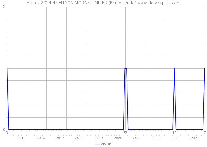 Visitas 2024 de HILSON MORAN LIMITED (Reino Unido) 