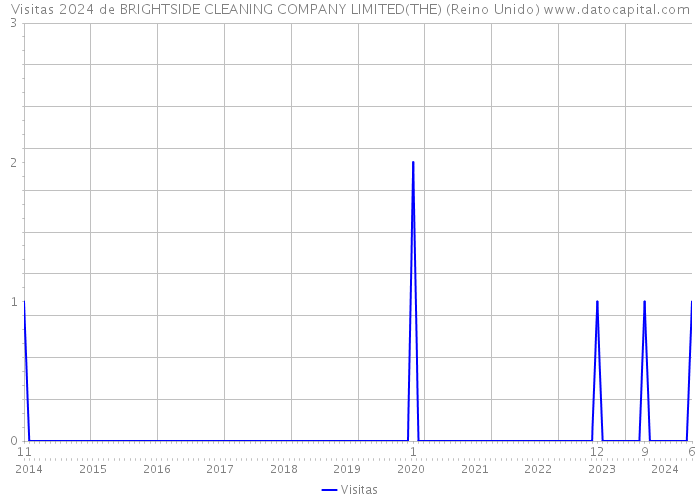 Visitas 2024 de BRIGHTSIDE CLEANING COMPANY LIMITED(THE) (Reino Unido) 