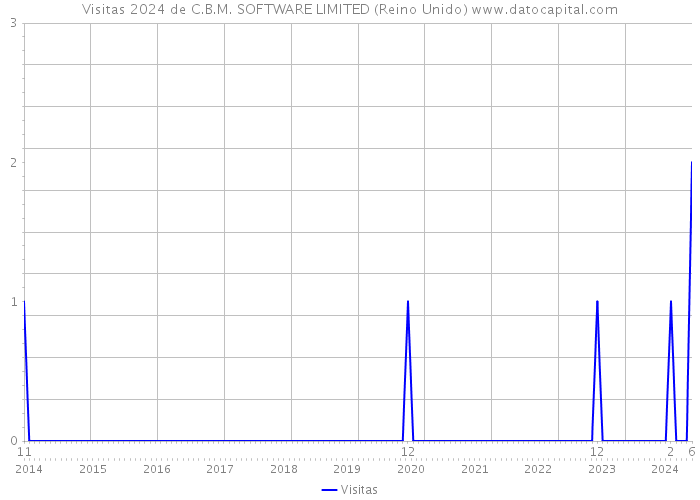 Visitas 2024 de C.B.M. SOFTWARE LIMITED (Reino Unido) 