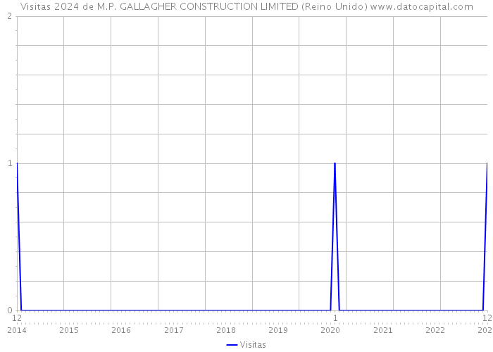 Visitas 2024 de M.P. GALLAGHER CONSTRUCTION LIMITED (Reino Unido) 