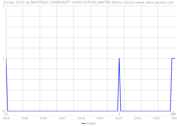 Visitas 2024 de BINSTEAD COMMUNITY ASSOCIATION LIMITED (Reino Unido) 