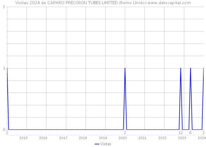 Visitas 2024 de CAPARO PRECISION TUBES LIMITED (Reino Unido) 