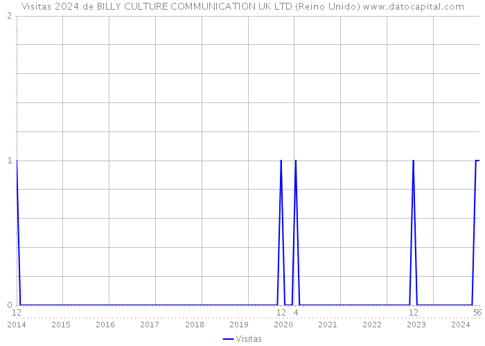 Visitas 2024 de BILLY CULTURE COMMUNICATION UK LTD (Reino Unido) 