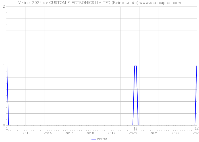 Visitas 2024 de CUSTOM ELECTRONICS LIMITED (Reino Unido) 