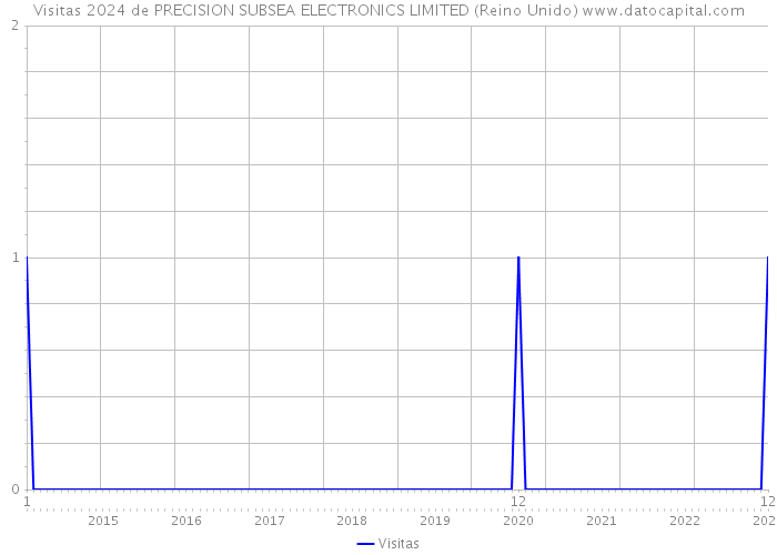 Visitas 2024 de PRECISION SUBSEA ELECTRONICS LIMITED (Reino Unido) 