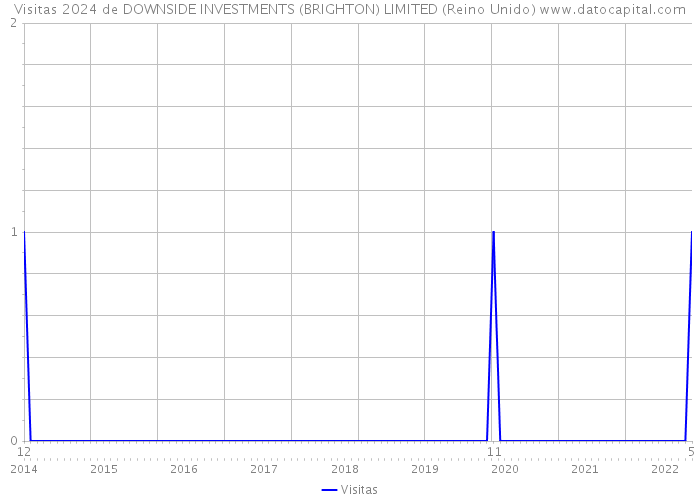 Visitas 2024 de DOWNSIDE INVESTMENTS (BRIGHTON) LIMITED (Reino Unido) 