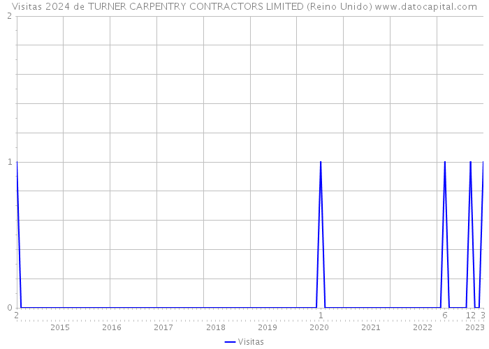 Visitas 2024 de TURNER CARPENTRY CONTRACTORS LIMITED (Reino Unido) 