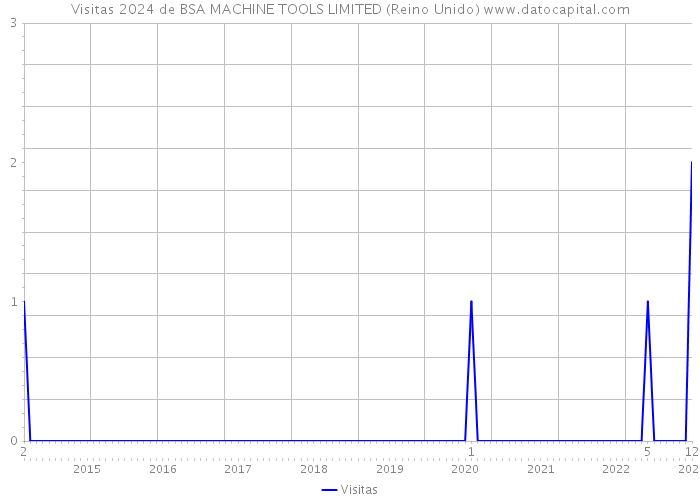 Visitas 2024 de BSA MACHINE TOOLS LIMITED (Reino Unido) 