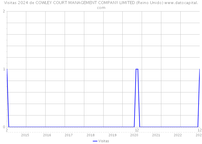 Visitas 2024 de COWLEY COURT MANAGEMENT COMPANY LIMITED (Reino Unido) 