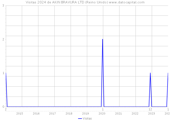 Visitas 2024 de AKIN BRAVURA LTD (Reino Unido) 