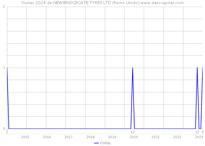 Visitas 2024 de NEW BRIDGEGATE TYRES LTD (Reino Unido) 