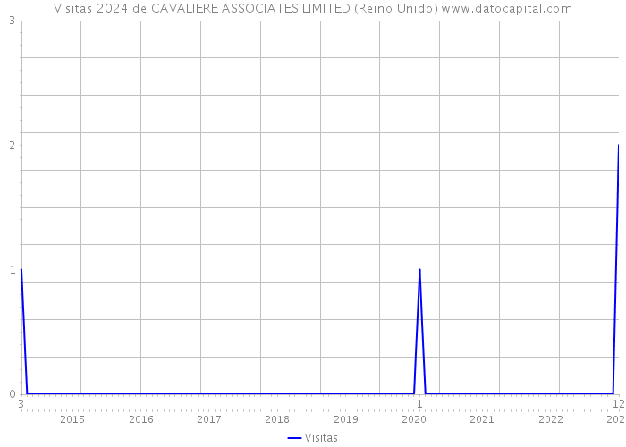 Visitas 2024 de CAVALIERE ASSOCIATES LIMITED (Reino Unido) 