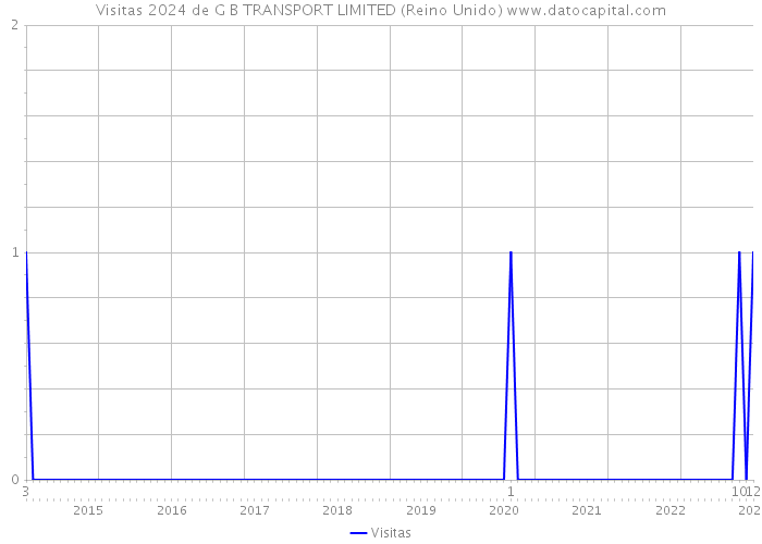 Visitas 2024 de G B TRANSPORT LIMITED (Reino Unido) 