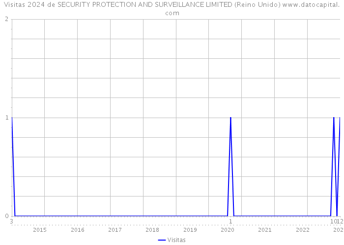 Visitas 2024 de SECURITY PROTECTION AND SURVEILLANCE LIMITED (Reino Unido) 