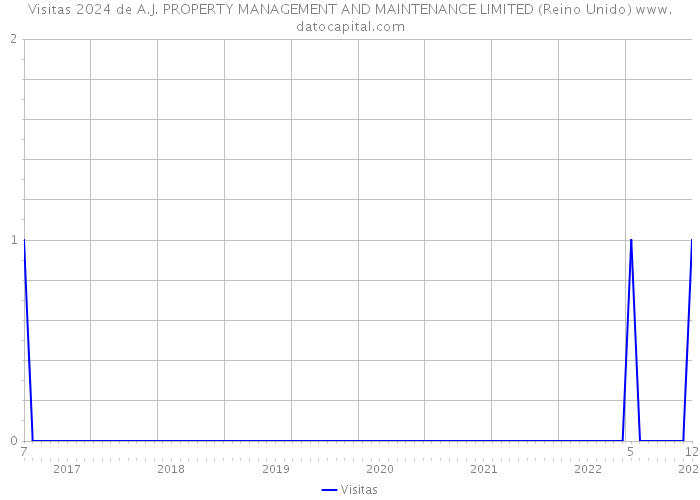 Visitas 2024 de A.J. PROPERTY MANAGEMENT AND MAINTENANCE LIMITED (Reino Unido) 