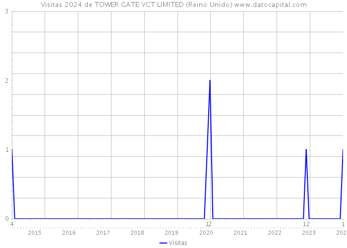 Visitas 2024 de TOWER GATE VCT LIMITED (Reino Unido) 