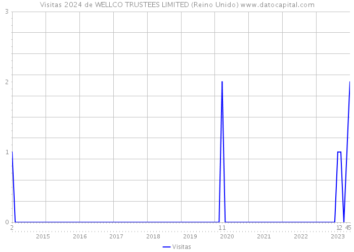 Visitas 2024 de WELLCO TRUSTEES LIMITED (Reino Unido) 