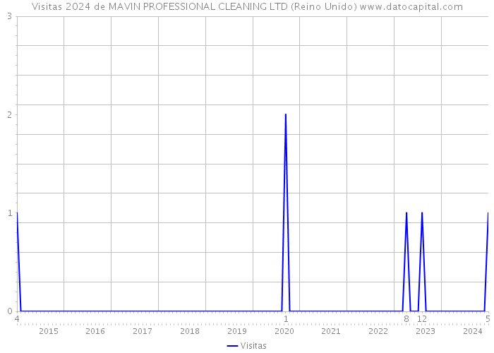 Visitas 2024 de MAVIN PROFESSIONAL CLEANING LTD (Reino Unido) 