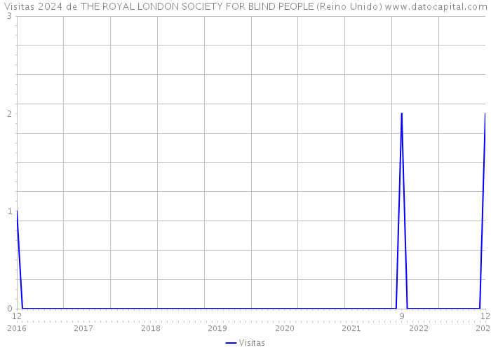 Visitas 2024 de THE ROYAL LONDON SOCIETY FOR BLIND PEOPLE (Reino Unido) 