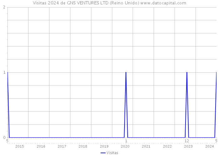 Visitas 2024 de GNS VENTURES LTD (Reino Unido) 