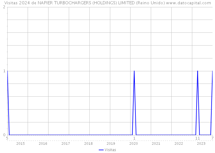 Visitas 2024 de NAPIER TURBOCHARGERS (HOLDINGS) LIMITED (Reino Unido) 