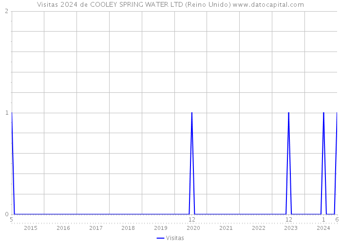 Visitas 2024 de COOLEY SPRING WATER LTD (Reino Unido) 