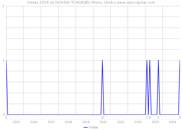 Visitas 2024 de NGASSA TCHUIDJEU (Reino Unido) 