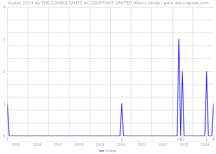 Visitas 2024 de THE CONSULTANTS ACCOUNTANT LIMITED (Reino Unido) 