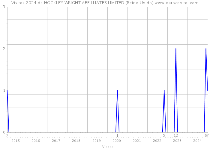 Visitas 2024 de HOCKLEY WRIGHT AFFILLIATES LIMITED (Reino Unido) 