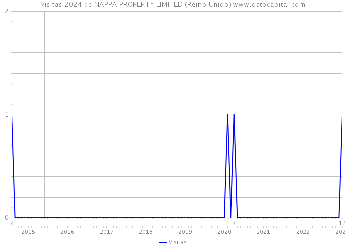 Visitas 2024 de NAPPA PROPERTY LIMITED (Reino Unido) 