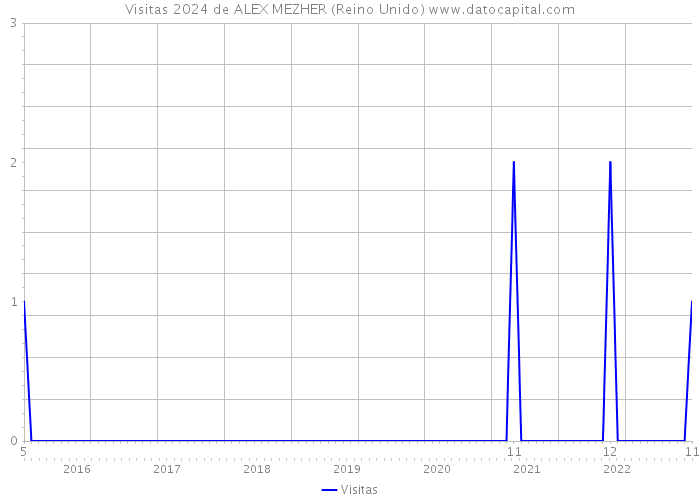 Visitas 2024 de ALEX MEZHER (Reino Unido) 
