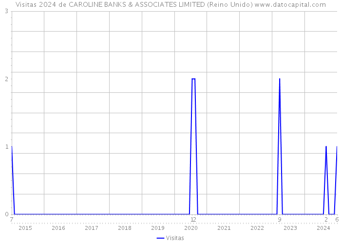 Visitas 2024 de CAROLINE BANKS & ASSOCIATES LIMITED (Reino Unido) 