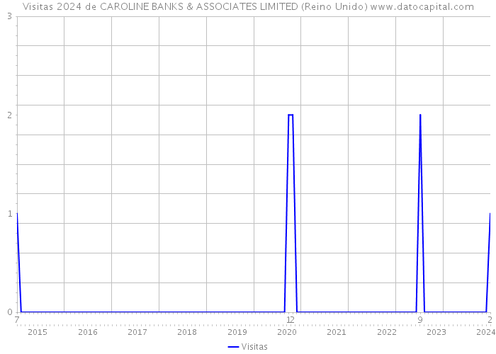 Visitas 2024 de CAROLINE BANKS & ASSOCIATES LIMITED (Reino Unido) 