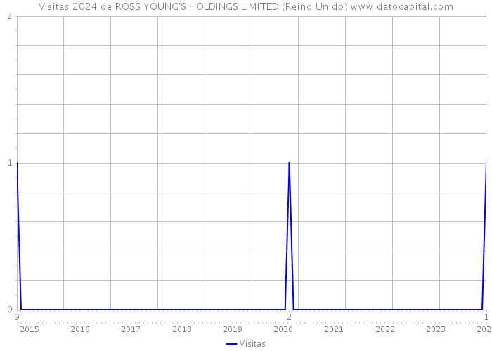 Visitas 2024 de ROSS YOUNG'S HOLDINGS LIMITED (Reino Unido) 
