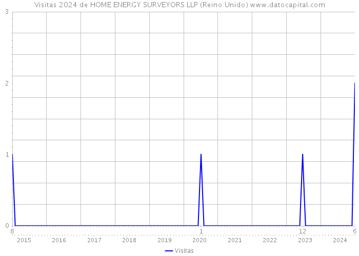 Visitas 2024 de HOME ENERGY SURVEYORS LLP (Reino Unido) 