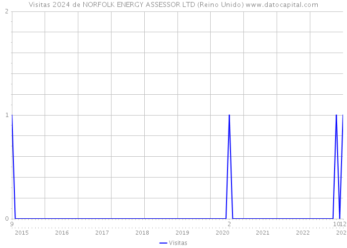 Visitas 2024 de NORFOLK ENERGY ASSESSOR LTD (Reino Unido) 