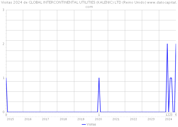 Visitas 2024 de GLOBAL INTERCONTINENTAL UTILITIES (KALENIC) LTD (Reino Unido) 