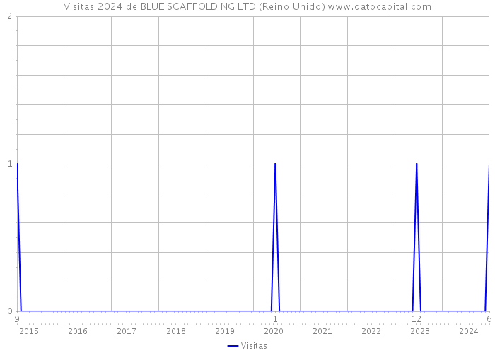 Visitas 2024 de BLUE SCAFFOLDING LTD (Reino Unido) 